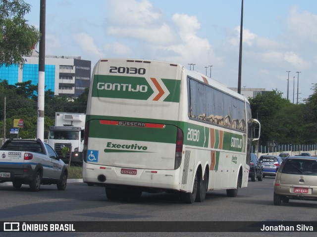 Empresa Gontijo de Transportes 20130 na cidade de Aracaju, Sergipe, Brasil, por Jonathan Silva. ID da foto: 10154286.