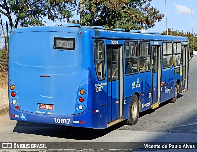 Auto Omnibus Floramar 10817 na cidade de Belo Horizonte, Minas Gerais, Brasil, por Vicente de Paulo Alves. ID da foto: 10154666.