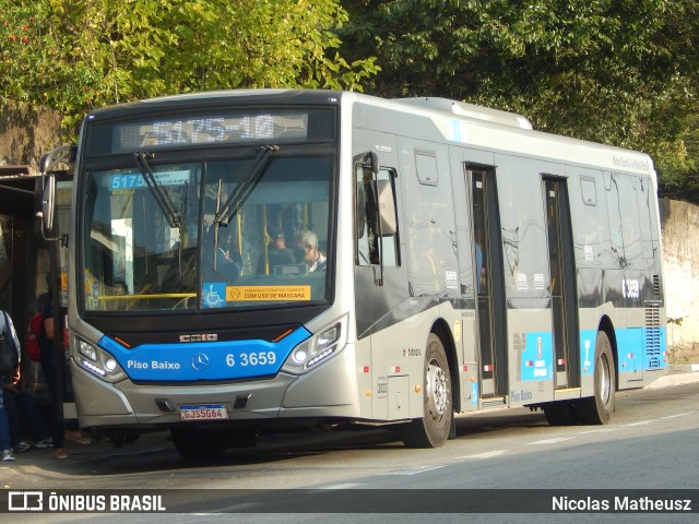 Viação Paratodos > São Jorge > Metropolitana São Paulo > Mobibrasil 6 3659 na cidade de São Paulo, São Paulo, Brasil, por Nicolas Matheusz. ID da foto: 10155501.