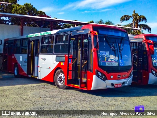 Itajaí Transportes Coletivos 2057 na cidade de Campinas, São Paulo, Brasil, por Henrique Alves de Paula Silva. ID da foto: 10153828.