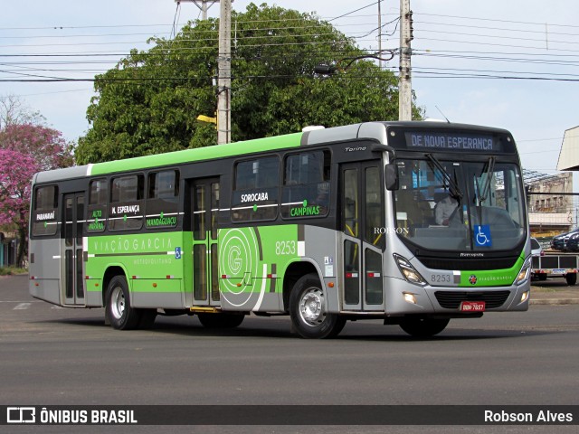 Viação Garcia 8253 na cidade de Paranavaí, Paraná, Brasil, por Robson Alves. ID da foto: 10155276.