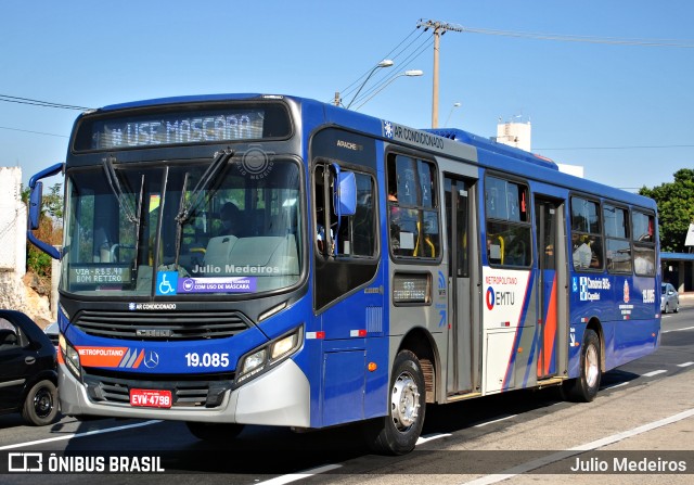 Transportes Capellini 19.085 na cidade de Campinas, São Paulo, Brasil, por Julio Medeiros. Número da foto: #10154560.
