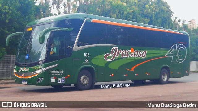Viação Graciosa 106 na cidade de Curitiba, Paraná, Brasil, por Manu Busóloga Betim. Número da foto: #10155580.
