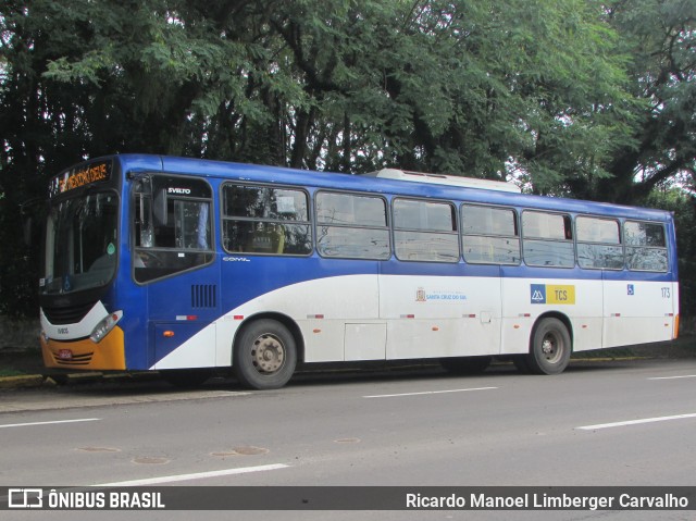 Stadtbus 173 na cidade de Santa Cruz do Sul, Rio Grande do Sul, Brasil, por Ricardo Manoel Limberger Carvalho. ID da foto: 10154671.