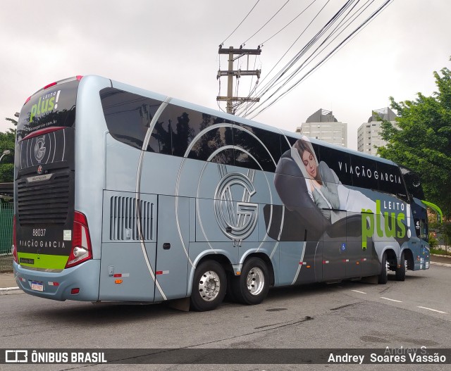 Viação Garcia 88037 na cidade de São Paulo, São Paulo, Brasil, por Andrey  Soares Vassão. Número da foto: #10154395.