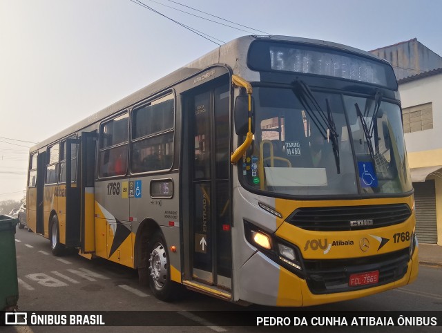 Sancetur - Sou Atibaia 1768 na cidade de Atibaia, São Paulo, Brasil, por PEDRO DA CUNHA ATIBAIA ÔNIBUS. ID da foto: 10156561.