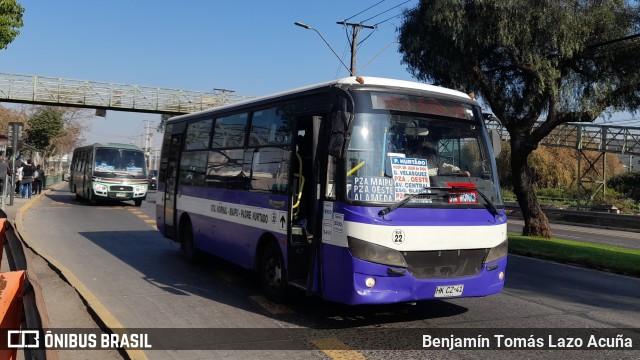 Transportes Líder 22 na cidade de Maipú, Santiago, Metropolitana de Santiago, Chile, por Benjamín Tomás Lazo Acuña. ID da foto: 10154036.