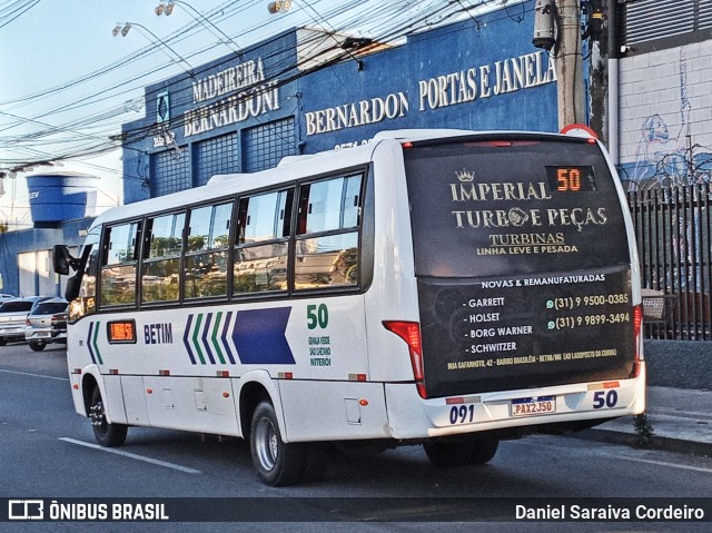 Transporte Alternativo Complementar de Betim 091 na cidade de Betim, Minas Gerais, Brasil, por Daniel Saraiva Cordeiro. ID da foto: 10155486.