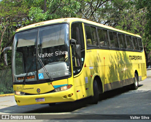 Viação Itapemirim 8531 na cidade de São Paulo, São Paulo, Brasil, por Valter Silva. Número da foto: #10155174.