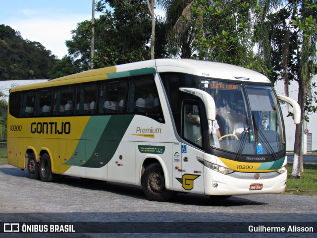 Empresa Gontijo de Transportes 18200 na cidade de Juiz de Fora, Minas Gerais, Brasil, por Guilherme Alisson. ID da foto: 10156456.