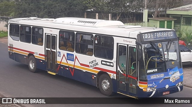 Auto Viação Navegantes 6185 na cidade de Porto Alegre, Rio Grande do Sul, Brasil, por Max Ramos. ID da foto: 10154432.