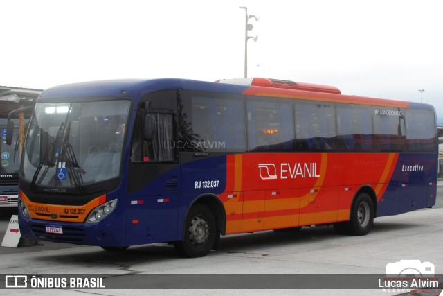 Evanil Transportes e Turismo RJ 132.037 na cidade de Rio de Janeiro, Rio de Janeiro, Brasil, por Lucas Alvim. ID da foto: 10155352.