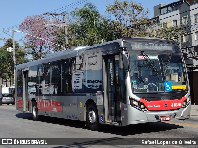 Express Transportes Urbanos Ltda 4 8360 na cidade de São Paulo, São Paulo, Brasil, por Rafael Lopes de Oliveira. Número da foto: #10154562.