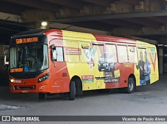 Transbus Transportes > Gávea Transportes 29321 na cidade de Belo Horizonte, Minas Gerais, Brasil, por Vicente de Paulo Alves. ID da foto: 10156285.