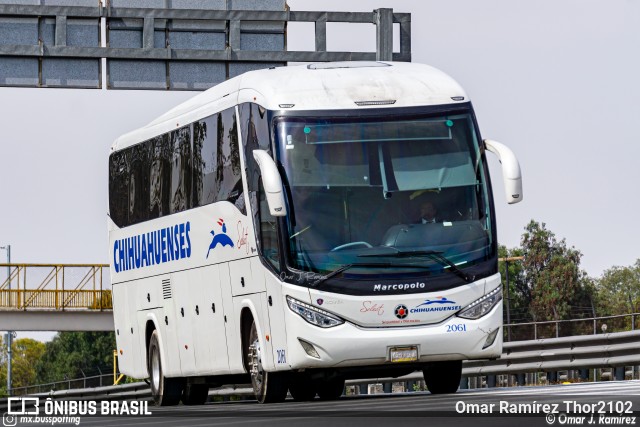Transportes Chihuahuenses 2061 na cidade de Huehuetoca, Estado de México, México, por Omar Ramírez Thor2102. Número da foto: #10153872.