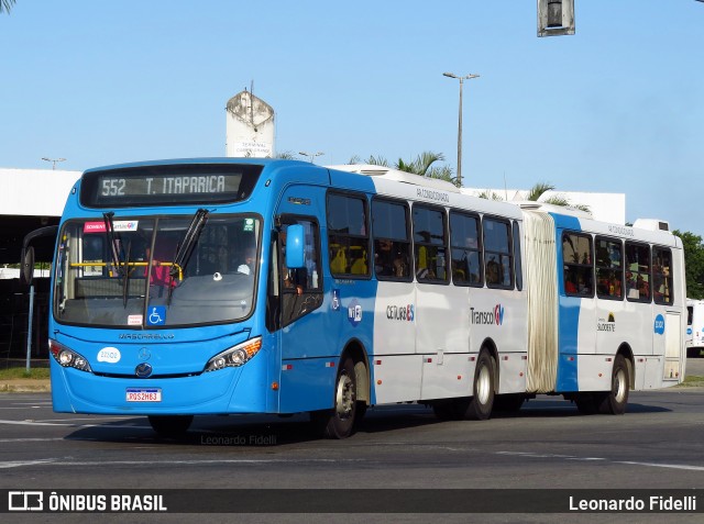 Nova Transporte 22302 na cidade de Cariacica, Espírito Santo, Brasil, por Leonardo Fidelli. Número da foto: #10156653.