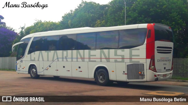 Auto Viação Catarinense 3351 na cidade de Curitiba, Paraná, Brasil, por Manu Busóloga Betim. Número da foto: #10154155.