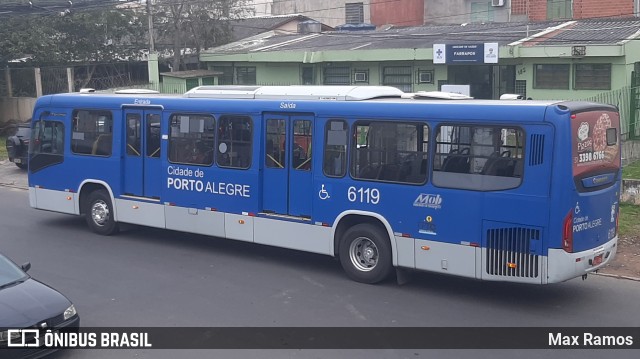 Auto Viação Navegantes 6119 na cidade de Porto Alegre, Rio Grande do Sul, Brasil, por Max Ramos. Número da foto: #10154442.