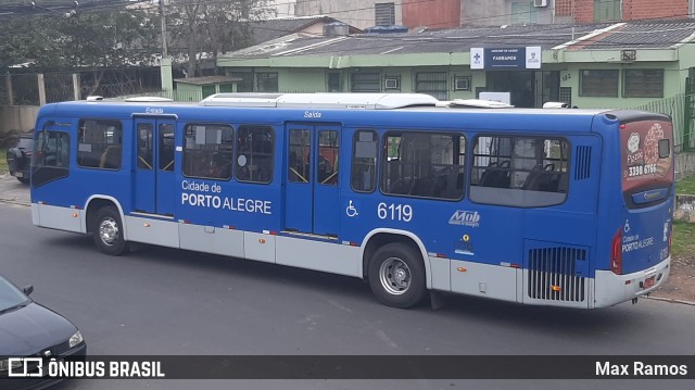 Auto Viação Navegantes 6119 na cidade de Porto Alegre, Rio Grande do Sul, Brasil, por Max Ramos. ID da foto: 10154442.