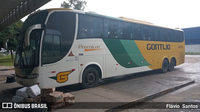 Empresa Gontijo de Transportes 14175 na cidade de Cruz das Almas, Bahia, Brasil, por Flávio  Santos. ID da foto: 10154201.