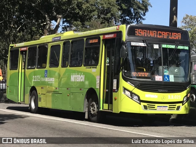 Santo Antônio Transportes Niterói 2.2.025 na cidade de Niterói, Rio de Janeiro, Brasil, por Luiz Eduardo Lopes da Silva. Número da foto: #10153874.