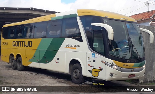 Empresa Gontijo de Transportes 18250 na cidade de Fortaleza, Ceará, Brasil, por Alisson Wesley. ID da foto: 10159175.