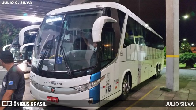 Auto Viação Catarinense 3361 na cidade de Lages, Santa Catarina, Brasil, por JULIO SILVA. Número da foto: #10159691.