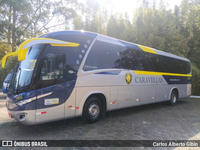 Caravellas Transportes e Turismo 1905 na cidade de Ibiúna, São Paulo, Brasil, por Carlos Alberto Gibin. ID da foto: 10160580.