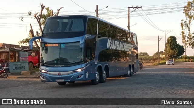 Viação Águia Branca 50570 na cidade de Cruz das Almas, Bahia, Brasil, por Flávio  Santos. Número da foto: #10161841.