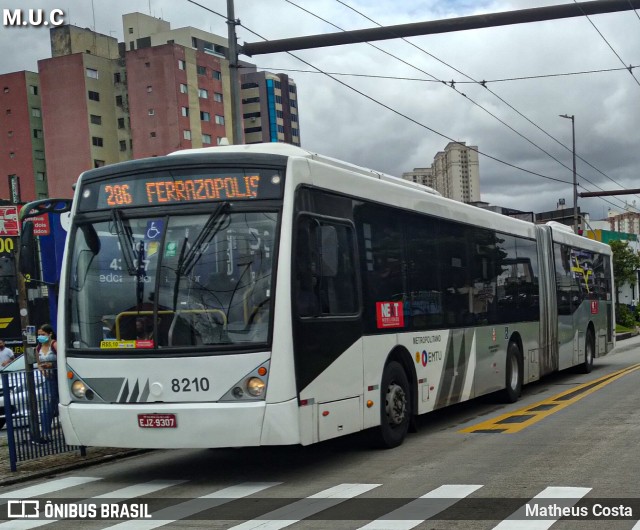 Next Mobilidade - ABC Sistema de Transporte 8210 na cidade de São Bernardo do Campo, São Paulo, Brasil, por Matheus Costa. Número da foto: #10159866.