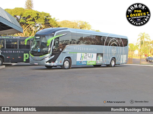Viação Garcia 82008 na cidade de Rolândia, Paraná, Brasil, por Romílio Busólogo Silva . Número da foto: #10161736.