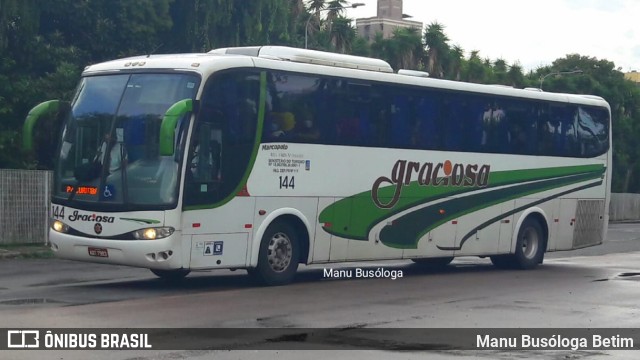 Viação Graciosa 144 na cidade de Curitiba, Paraná, Brasil, por Manu Busóloga Betim. ID da foto: 10160267.