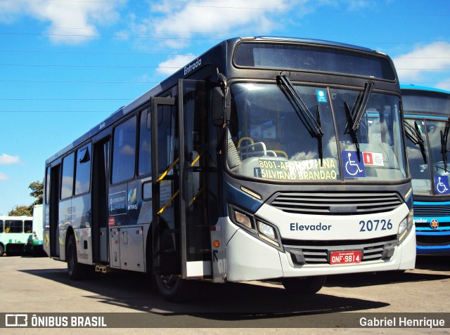 SM Transportes 20726 na cidade de Belo Horizonte, Minas Gerais, Brasil, por Gabriel Henrique. Número da foto: #10161827.