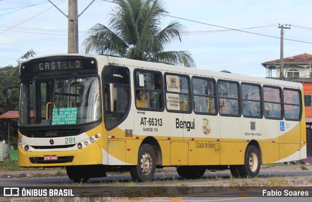 Empresa de Transportes Nova Marambaia AT-66313 na cidade de Belém, Pará, Brasil, por Fabio Soares. Número da foto: #10160501.
