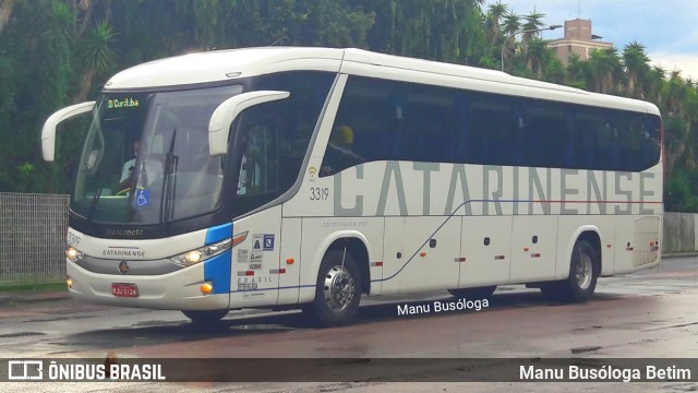 Auto Viação Catarinense 3319 na cidade de Curitiba, Paraná, Brasil, por Manu Busóloga Betim. ID da foto: 10160202.