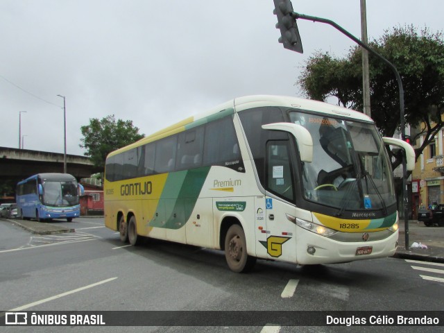 Empresa Gontijo de Transportes 18285 na cidade de Belo Horizonte, Minas Gerais, Brasil, por Douglas Célio Brandao. ID da foto: 10164627.