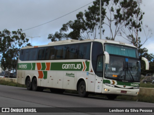 Empresa Gontijo de Transportes 14395 na cidade de Caruaru, Pernambuco, Brasil, por Lenilson da Silva Pessoa. ID da foto: 10163861.