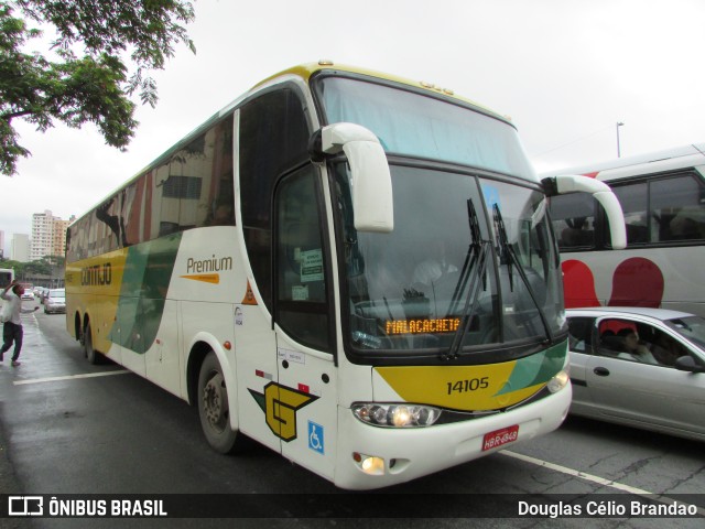 Empresa Gontijo de Transportes 14105 na cidade de Belo Horizonte, Minas Gerais, Brasil, por Douglas Célio Brandao. ID da foto: 10164640.