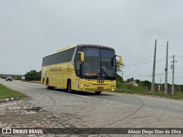 Viação Nordeste 1602 na cidade de Assu, Rio Grande do Norte, Brasil, por Alison Diego Dias da Silva. Número da foto: #10162872.