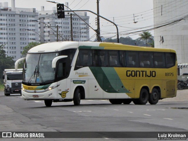 Empresa Gontijo de Transportes 18175 na cidade de Juiz de Fora, Minas Gerais, Brasil, por Luiz Krolman. Número da foto: #10164807.