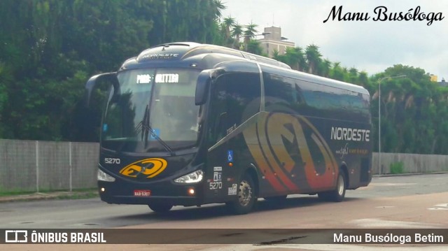 Expresso Nordeste 5270 na cidade de Curitiba, Paraná, Brasil, por Manu Busóloga Betim. Número da foto: #10163063.