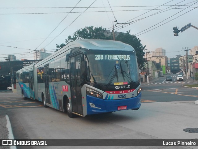 Next Mobilidade - ABC Sistema de Transporte 8265 na cidade de São Bernardo do Campo, São Paulo, Brasil, por Lucas Pinheiro. ID da foto: 10165094.