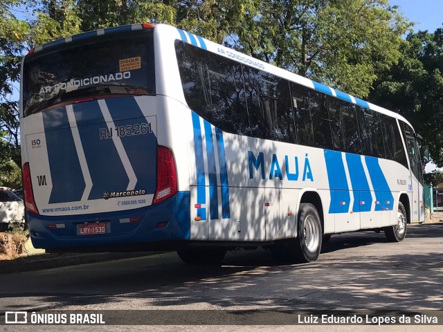 Viação Mauá RJ 185.261 na cidade de Niterói, Rio de Janeiro, Brasil, por Luiz Eduardo Lopes da Silva. ID da foto: 10163339.