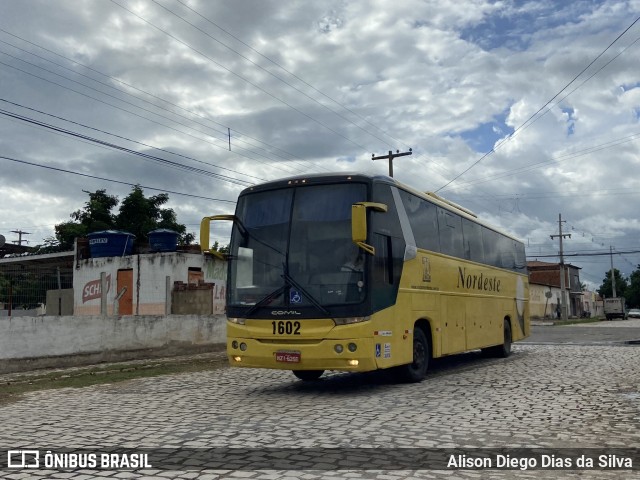 Viação Nordeste 1602 na cidade de Assu, Rio Grande do Norte, Brasil, por Alison Diego Dias da Silva. Número da foto: #10162886.