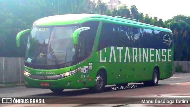 Auto Viação Catarinense 3425 na cidade de Curitiba, Paraná, Brasil, por Manu Busóloga Betim. ID da foto: 10163036.