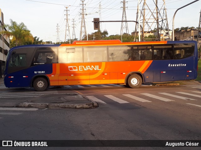 Evanil Transportes e Turismo RJ 132.051 na cidade de Nova Iguaçu, Rio de Janeiro, Brasil, por Augusto César. Número da foto: #10162515.