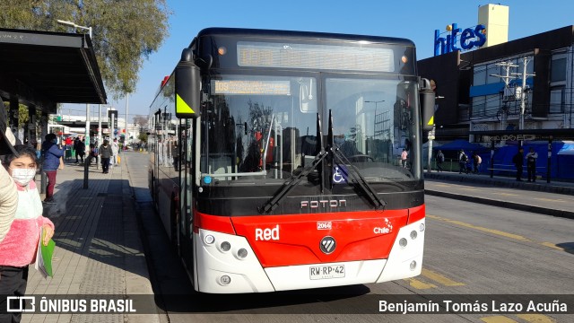 Buses Vule 2066 na cidade de Maipú, Santiago, Metropolitana de Santiago, Chile, por Benjamín Tomás Lazo Acuña. Número da foto: #10162836.