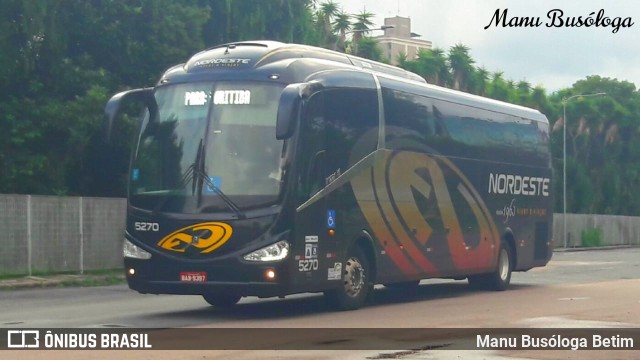 Expresso Nordeste 5270 na cidade de Curitiba, Paraná, Brasil, por Manu Busóloga Betim. Número da foto: #10163059.