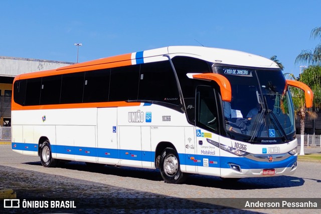 Expresso União 10366 na cidade de Campos dos Goytacazes, Rio de Janeiro, Brasil, por Anderson Pessanha. Número da foto: #10162512.