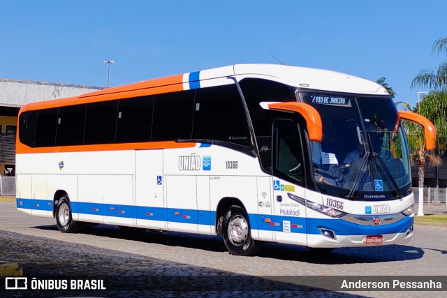 Expresso União 10366 na cidade de Campos dos Goytacazes, Rio de Janeiro, Brasil, por Anderson Pessanha. ID da foto: 10162512.